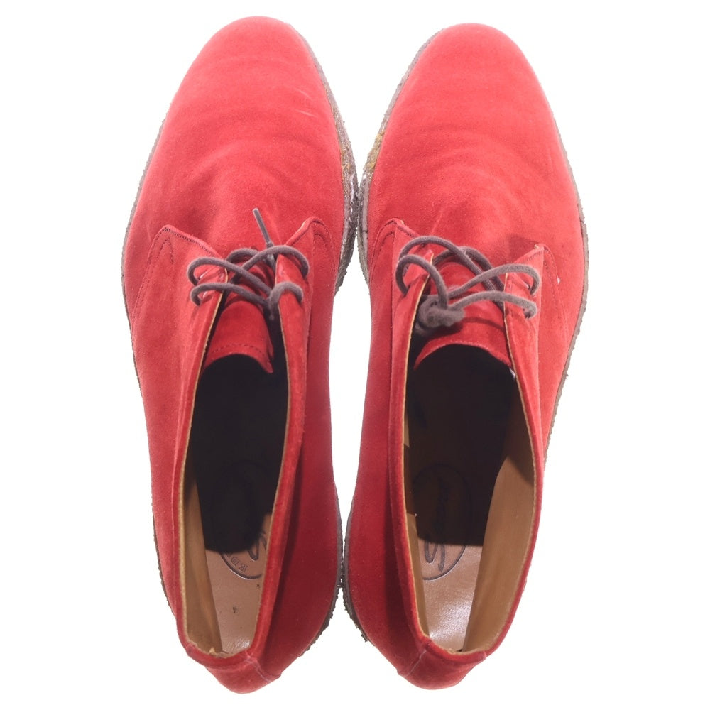 EDWARD GREEN(エドワードグリーン) MONZA モンザ スウェードレザー レースアップ チャッカブーツ レッド 98571