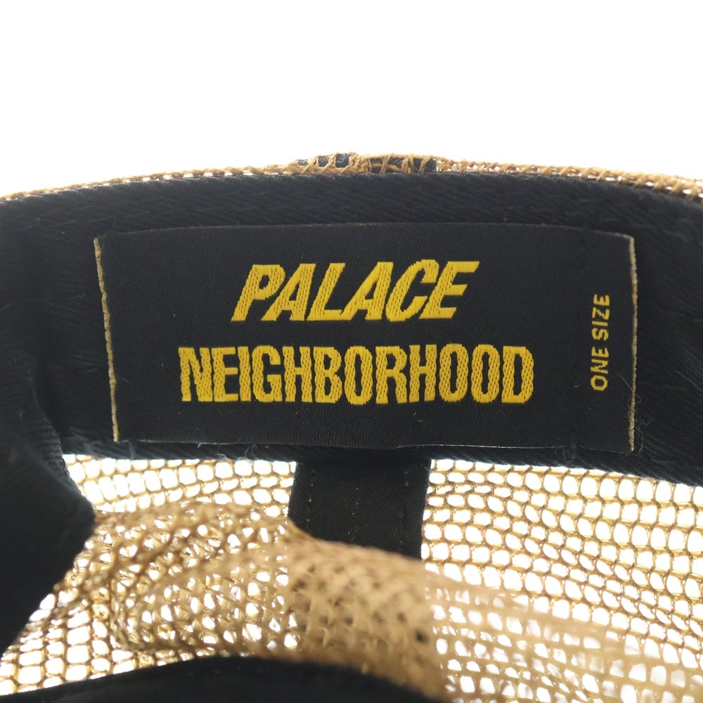 Palace Skateboards(パレススケートボーズ) x NEIGHBORHOOD Mesh Trucker Tan Canvas 2 パレス ネイバーフッド メッシュトラッカーキャップ ブラウン