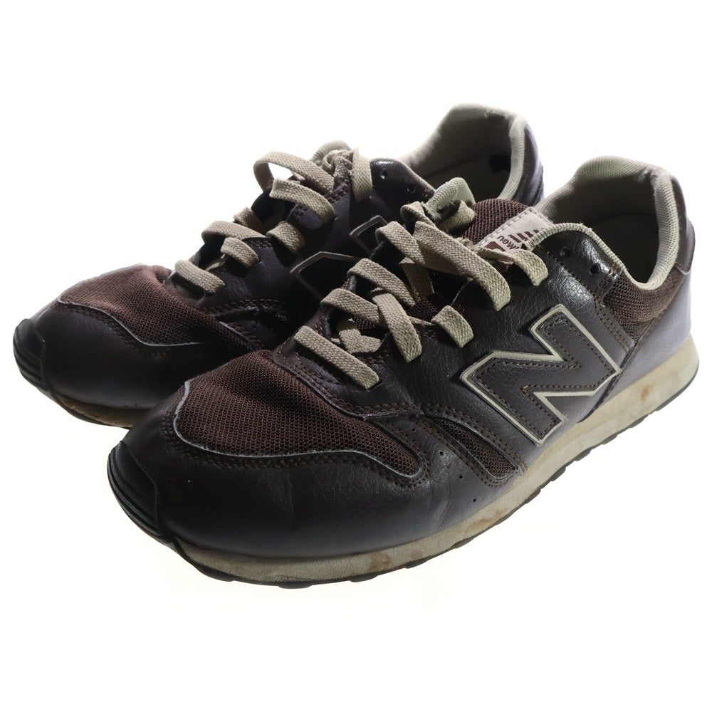 New Balance(ニューバランス) ML373BRN レザー ローカットスニーカー ブラウン US9.5/27.5cm