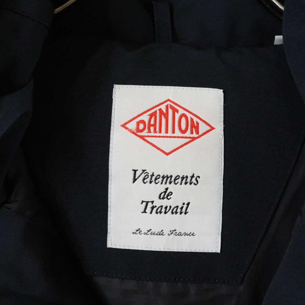 DANTON(ダントン) ファーフーデッド ジップアップダウンジャケット ネイビー 20A-FA-001