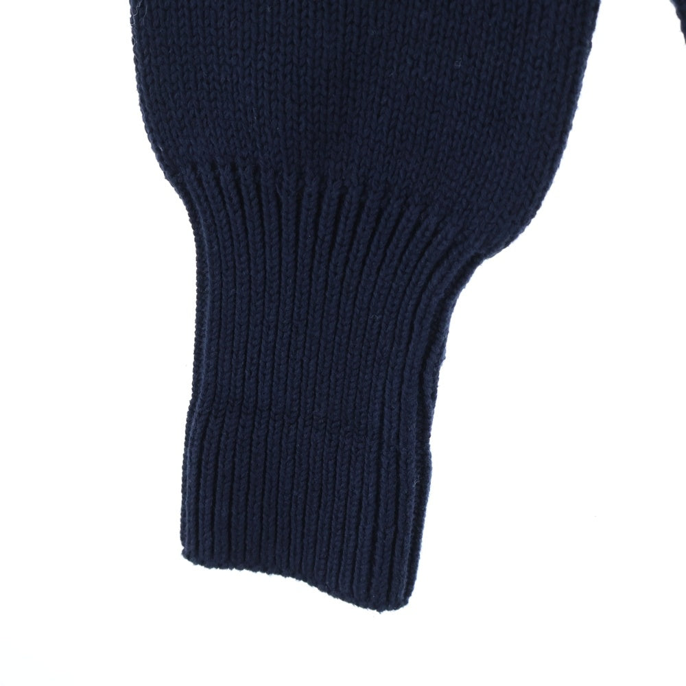 POLO SPORT RALPH LAUREN(ポロスポーツラルフローレン) フロント刺繍 クルーネックニットセーター ネイビー