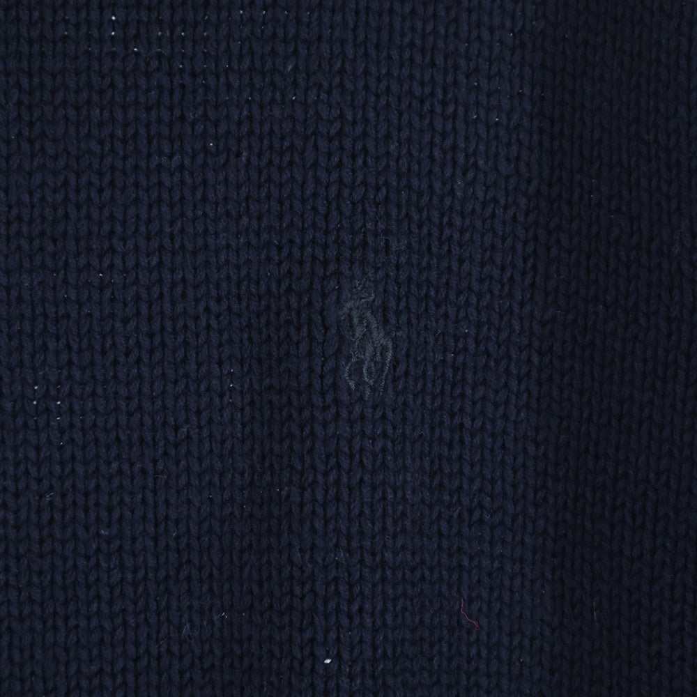 POLO SPORT RALPH LAUREN(ポロスポーツラルフローレン) フロント刺繍 クルーネックニットセーター ネイビー