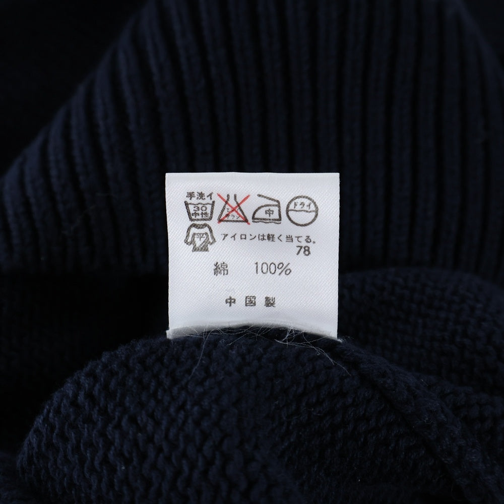 POLO SPORT RALPH LAUREN(ポロスポーツラルフローレン) フロント刺繍 クルーネックニットセーター ネイビー