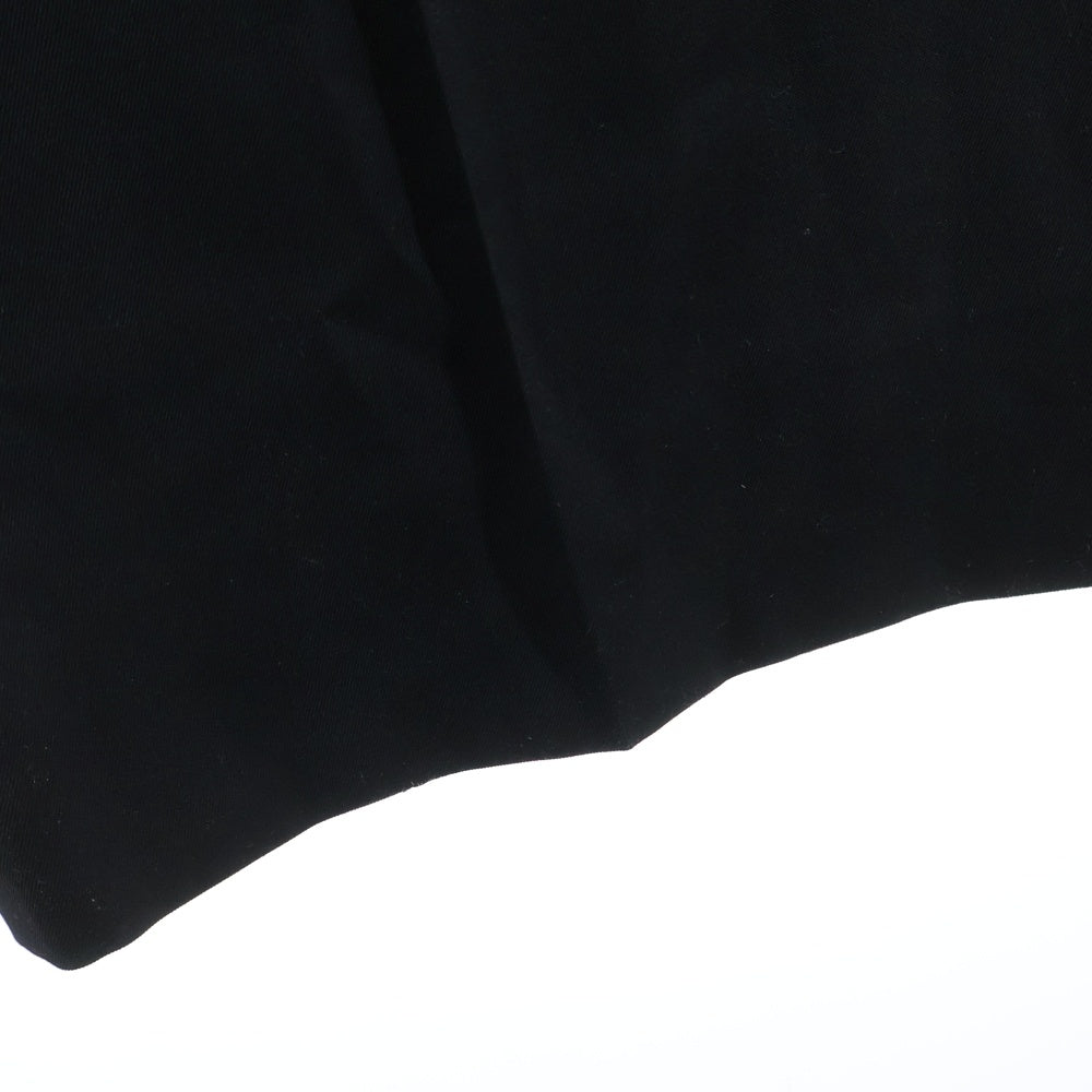 Stein(シュタイン) LONG WIDE TROUSERS ロングワイド マルチポケット ジップアップ スラックスパンツ ブラック ST.1422