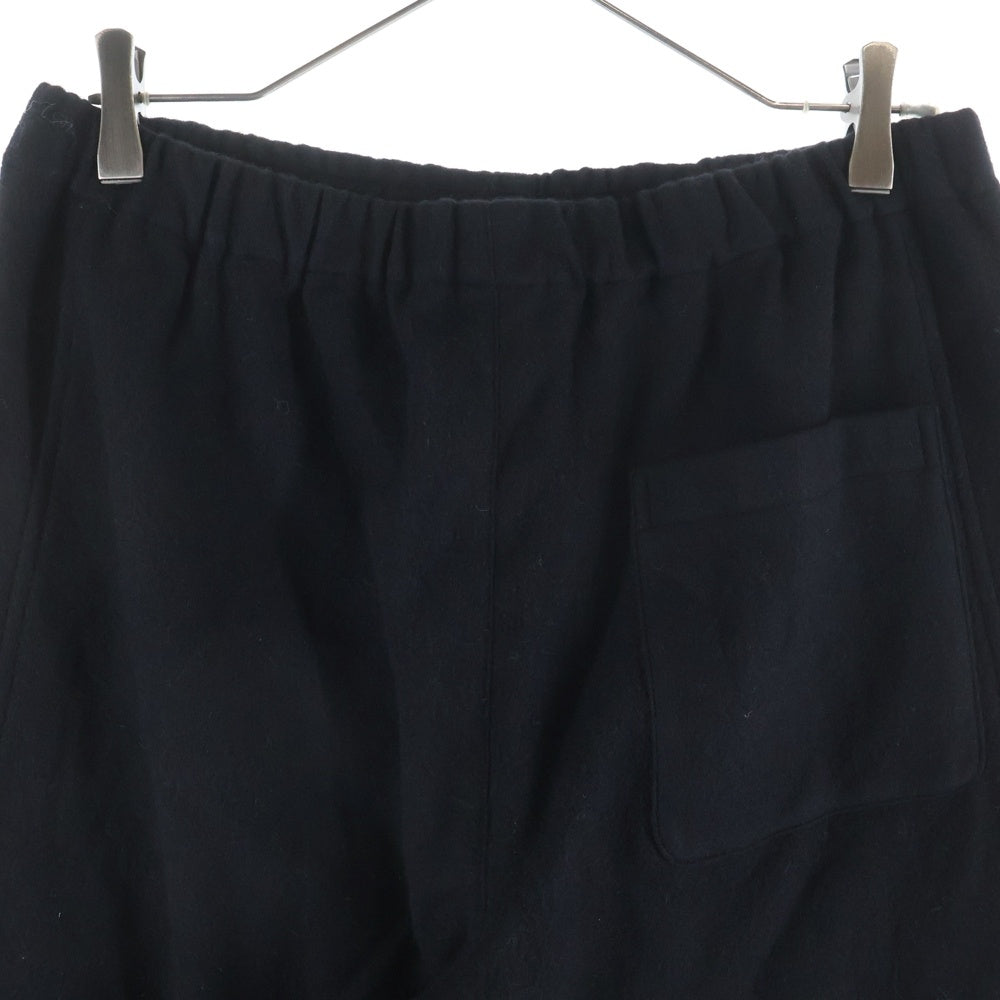 Stein(シュタイン) CASHMERE FLEECE EASY TWIST TROUSERS カシミア フリース イージー ツイスト スラックスパンツ ブラック ST.1270