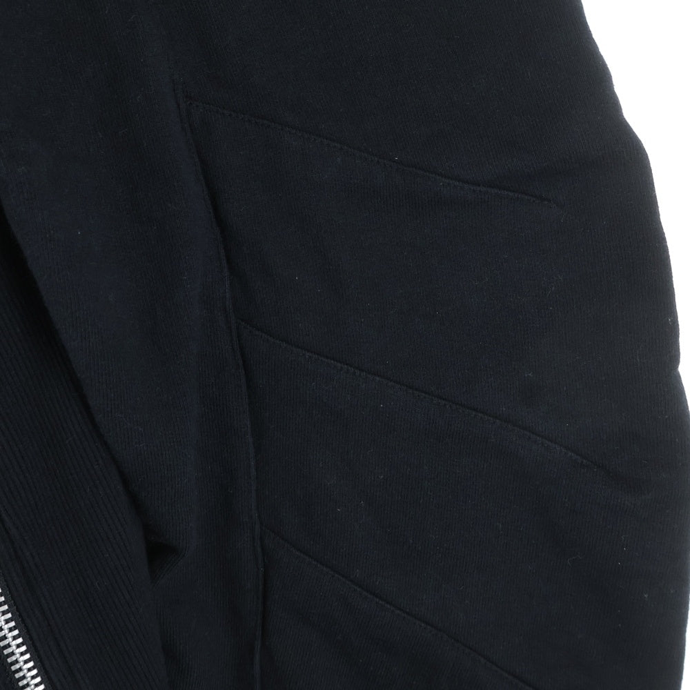 cvtvlist(カタリスト) 23SS USUAL ZIP CREWNECK サイドジップデザイン クルーネック スウェット セーター ブラック 2301020301