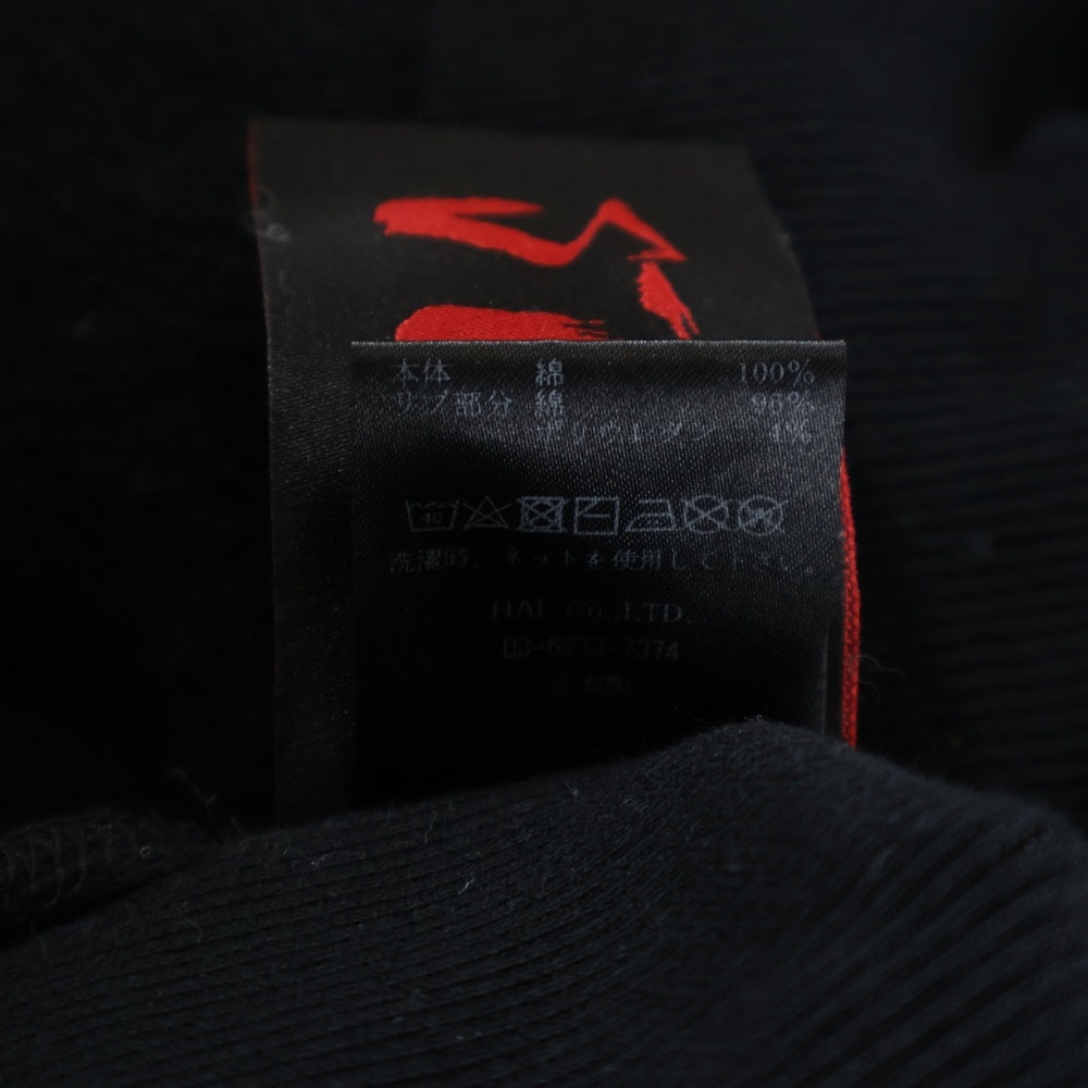 cvtvlist(カタリスト) 23SS USUAL ZIP CREWNECK サイドジップデザイン クルーネック スウェット セーター ブラック 2301020301