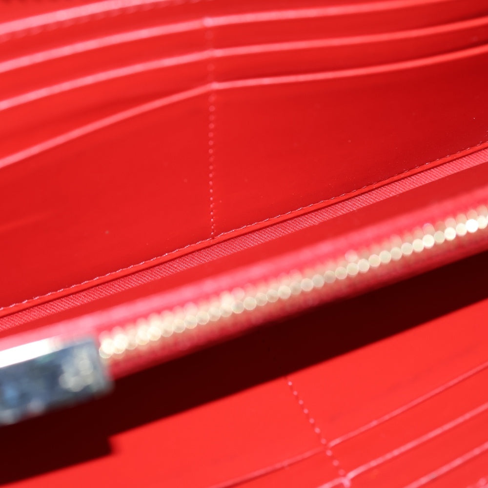 CHRISTIAN LOUBOUTIN(クリスチャンルブタン) PANETTONE WALLET パネトーネ スパイクスタッズ ラウンドファスナー レザーロングウォレット 長財布 ブラック/ゴールド 3135058