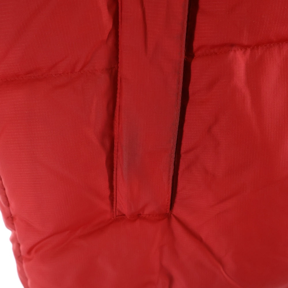 THE NORTH FACE(ザノースフェイス) NUPTSE JACKET ヌプシ 胸ロゴデザイン ジップアップ ダウンジャケット レッド ND91841