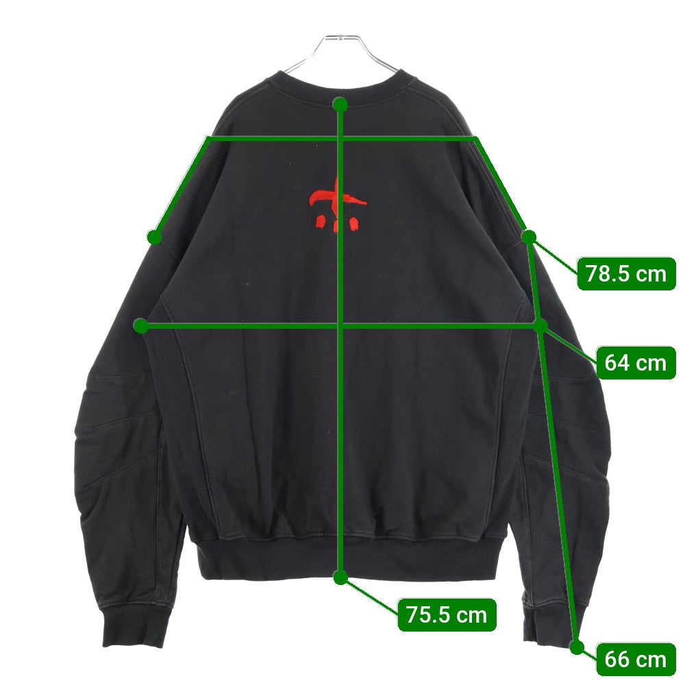 cvtvlist(カタリスト) ARCHED LOGO USUAL CREWNECK アーチロゴデザイン クルーネック スウェット セーター ブラウン 2101100302