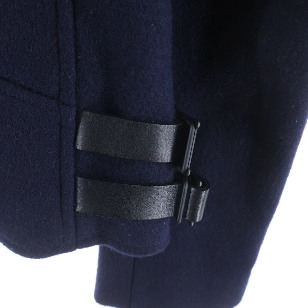 JOHN LAWRENCE SULLIVAN(ジョンローレンスサリバン) ウールダブルライダースジャケット レザーベルト ネイビー 1B028 13-16