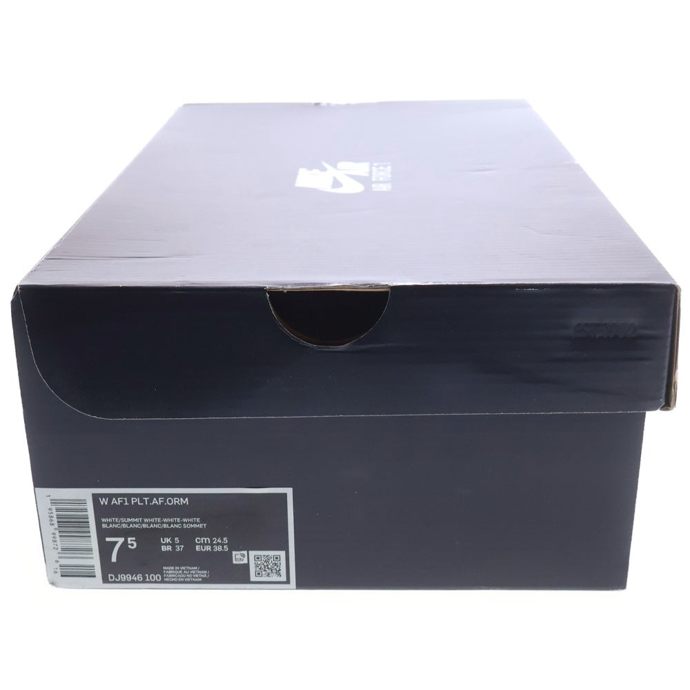 NIKE(ナイキ) WMNS AIR FORCE 1 LOW PLT.AF.ORM ウィメンズ エアフォース1 ローカットスニーカー レディース ホワイト US7.5/24.5cm DJ9946-100