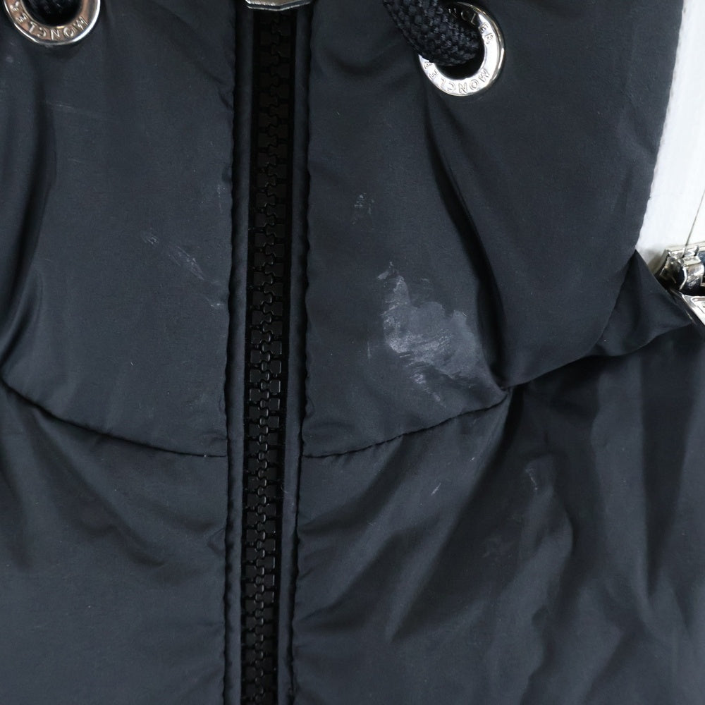 MONCLER(モンクレール) CARDAMINE ロゴ刺繍ダウンベスト ブラック I20911A00181 54A81