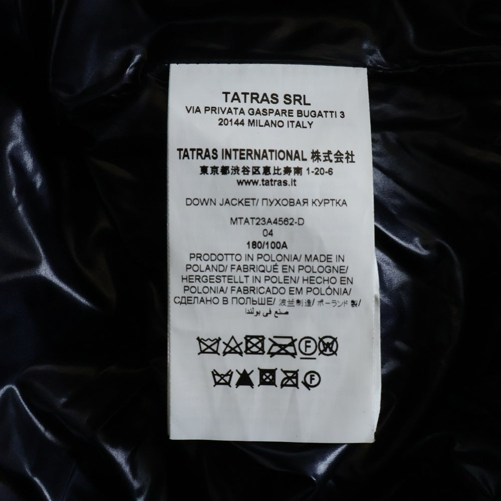 TATRAS(タトラス) 23AW BELBO ベルボ フーデッドダウンジャケット ブラック MTAT23A4562-D