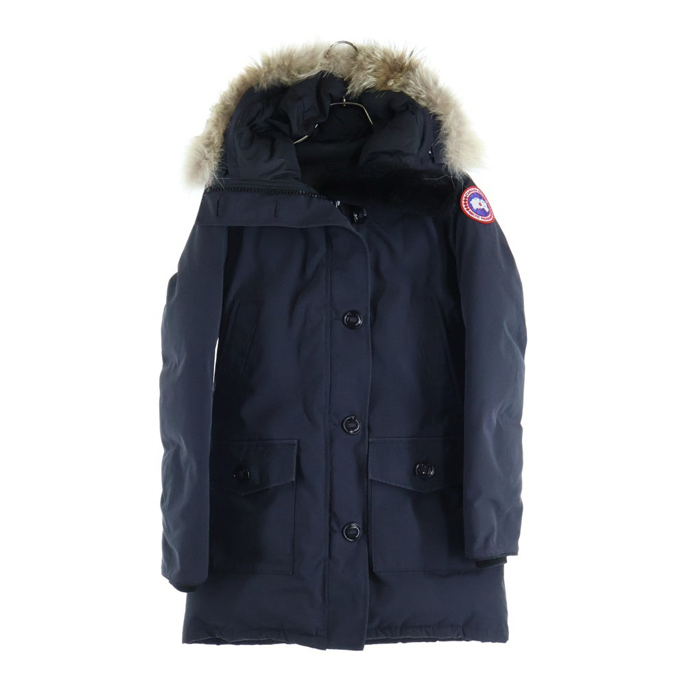 CANADA GOOSE(カナダグース) BRONTE ブロンテ ファー フーデッド ダウンジャケット レディース ネイビー 2603JL