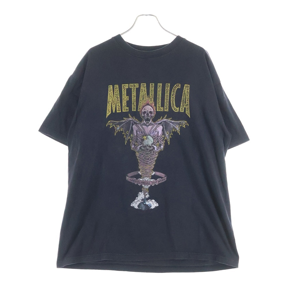 VINTAGE(ヴィンテージ) 90S VINTAGE METALLICA PUSHEAD KING NOTHING GIANT ヴィンテージ メタリカ パスヘッド キングナッシング 両面プリント クルーネック 半袖Tシャツ カットソー