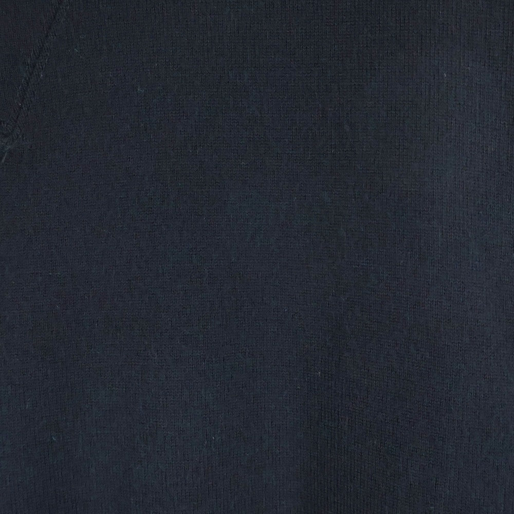 VISVIM(ヴィスヴィム) 25SS JUMBO SB SWEAT L/S SUPERFINE Vガゼット クルーネック ジャンボスウェット トレーナー ブラック 0125105010009