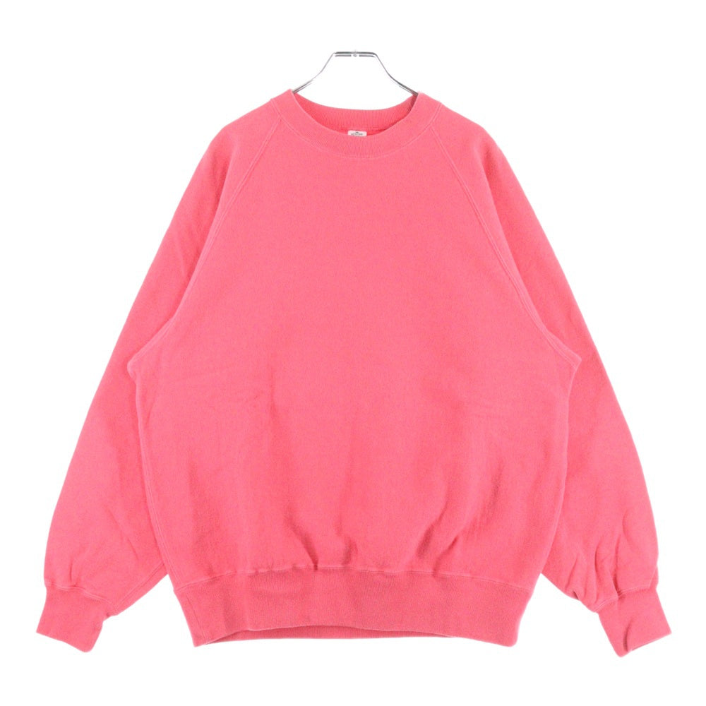 NEXUS7(ネクサスセブン) SPRUCE CREW NECK SWEAT 日本製 スプルース クルーネック ラグランスウェット トレーナー ピンク RRS-NNK-COB