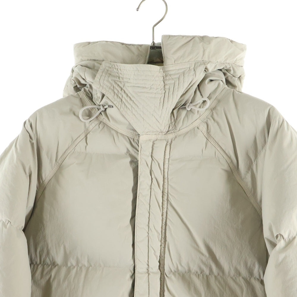 Ten C(テンシー) ARTIC DOWN PARKA フーデッド ジップアップ ナイロン アーティック ダウンジャケット ベージュ 17CTCUC03075-003780