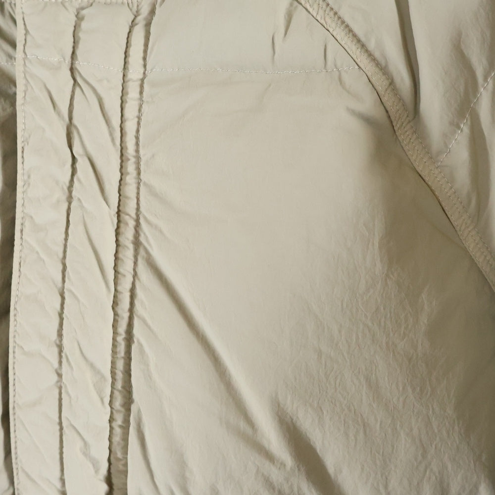 Ten C(テンシー) ARTIC DOWN PARKA フーデッド ジップアップ ナイロン アーティック ダウンジャケット ベージュ 17CTCUC03075-003780