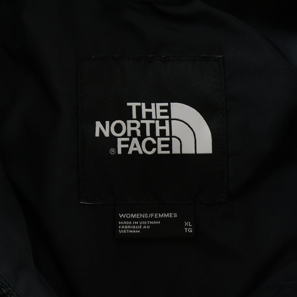 THE NORTH FACE(ザノースフェイス) RESIGN ON JACKET ジップアップフーデッドナイロンジャケット ブラック レディース NF0A3XDC