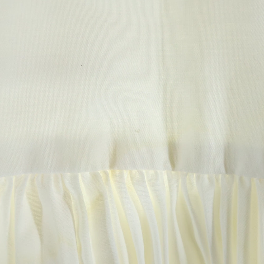 Sacai(サカイ) ドローコード付き プリーツ レギュラーカラー 長袖