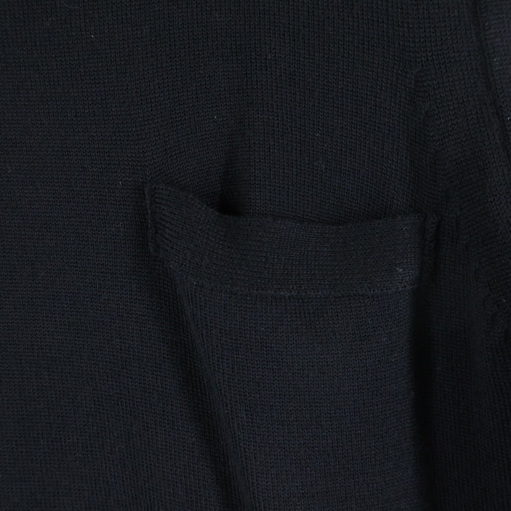 Sacai(サカイ) ドッキングレギュラーカラーニットワンピース セーター レディース ブラック 13-01886