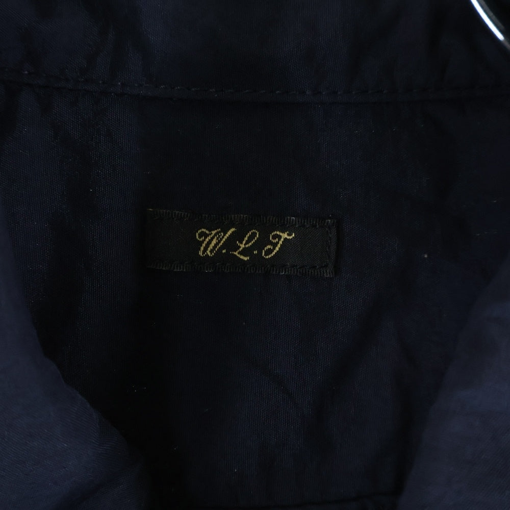 ADAM ET ROPE WILD LIFE TAILOR(ワイルドライフテーラー) ワッシャー ナイロン タスラン レギュラーカラー 長袖シャツ ネイビー GPG-44030-A