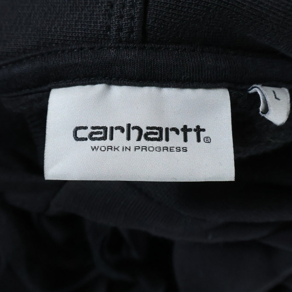 Carhartt WIP(カーハート ダブリューアイピー) アメリカンスクリプト フロントロゴエンブロイダリー フーデッドスウェットシャツ パーカー I028279