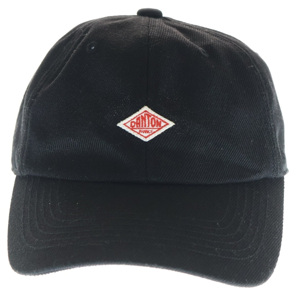 DANTON(ダントン) ロゴワッペン 6パネル キャップ 帽子 ブラック KR22-113-02