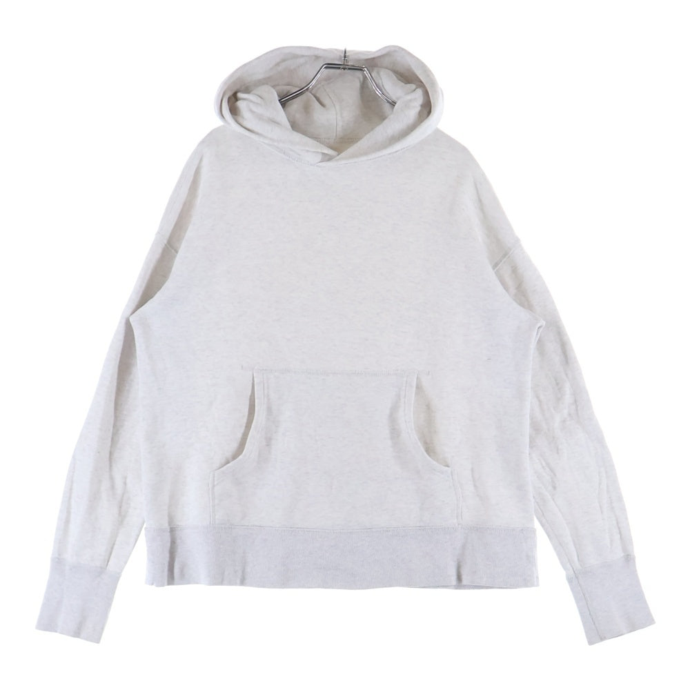 TOUJOURS(トゥジュー) コットン プルオーバーフーディー パーカー スウェット グレー