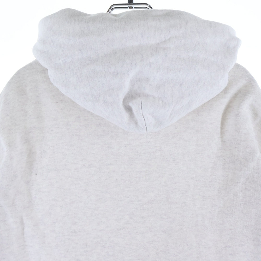 TOUJOURS(トゥジュー) コットン プルオーバーフーディー パーカー スウェット グレー