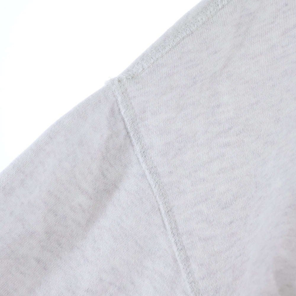 TOUJOURS(トゥジュー) コットン プルオーバーフーディー パーカー スウェット グレー