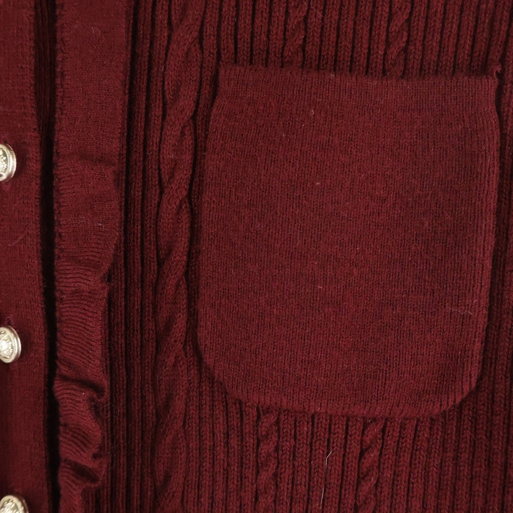 Her lip to(ハーリップトゥ) MARGOT PLEATED KNIT MINI DRESS マーゴット プリーツ ニットミニドレス レッド レディース 1254205152