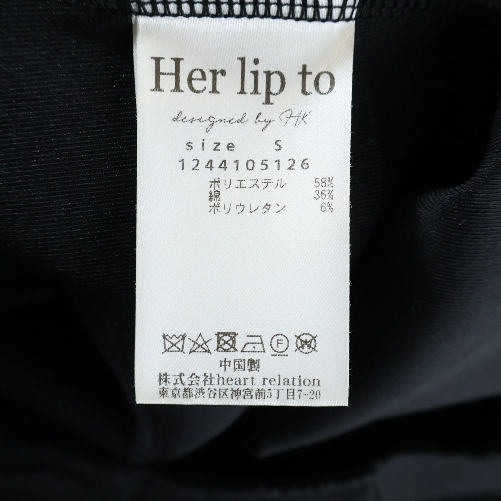 Her lip to(ハーリップトゥ) POLO PLEATED MINI DRESS ポロ プリーツド