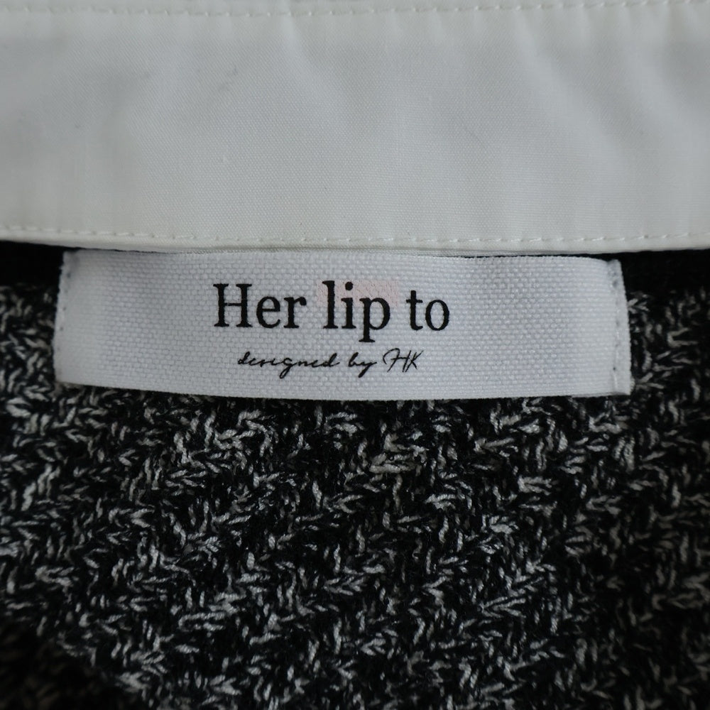 NO BRAND(ノーブランド) Her lip to ハーリップトゥ SAN ROCCO TWEED