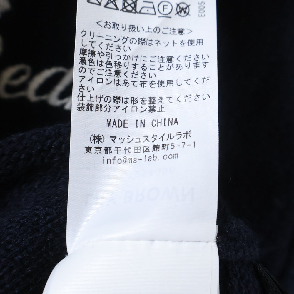 Lily Brown(リリーブラウン) LILY BEAR リリーベア エンブロイダリーニットトップス セーター ネイビー レディース LWNT254096