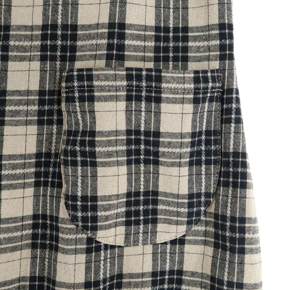 NO BRAND(ノーブランド) ANDMARY アンドマリー CECILY CHECK LONG DRESS セシリー チェック キャミロングドレス ベージュ レディース AM0828