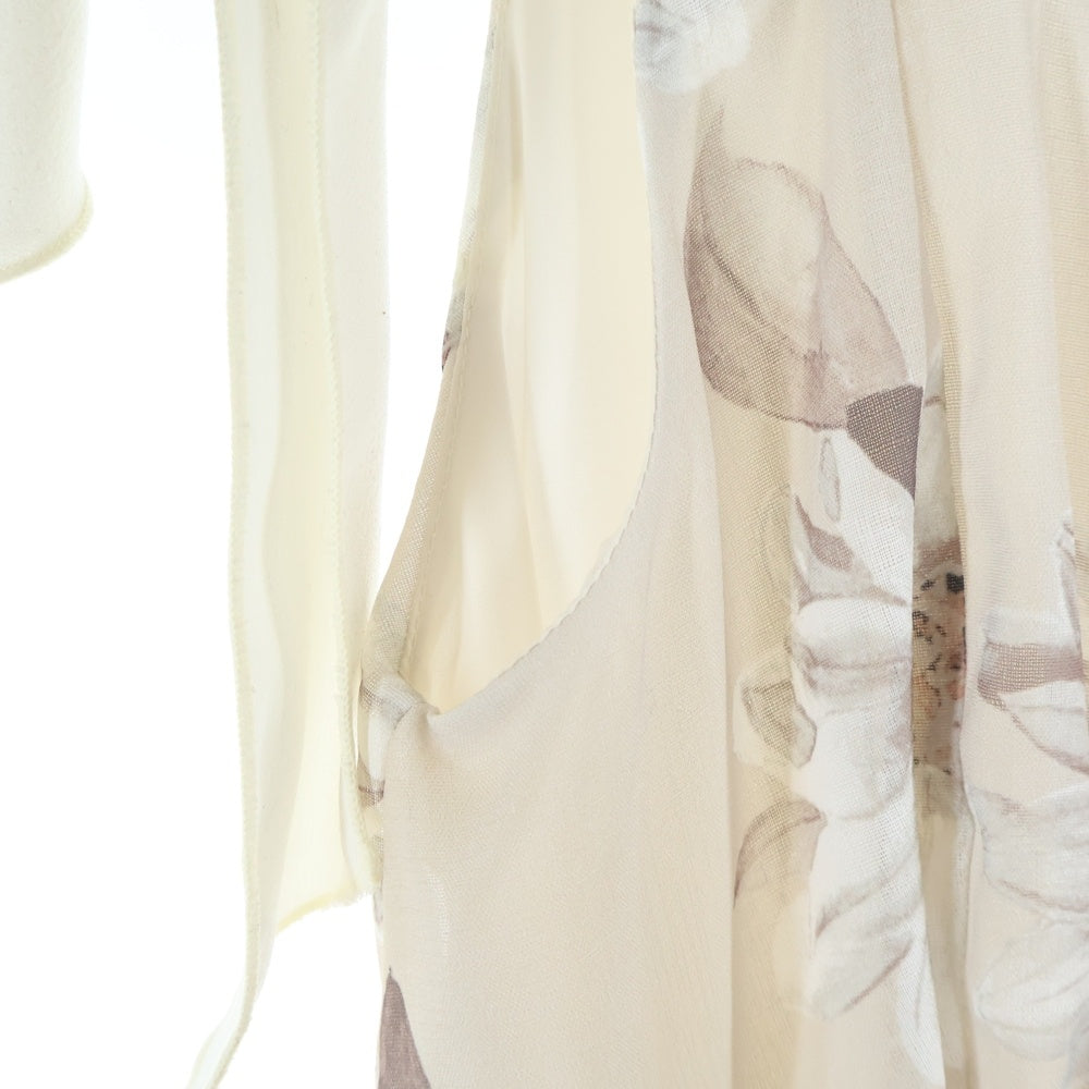 Her lip to(ハーリップトゥ) SUNFLOWER-PRINTED MIDI DRESS サンフラワープリンテッド ミディ キャミドレス ベージュ レディース 1242305040