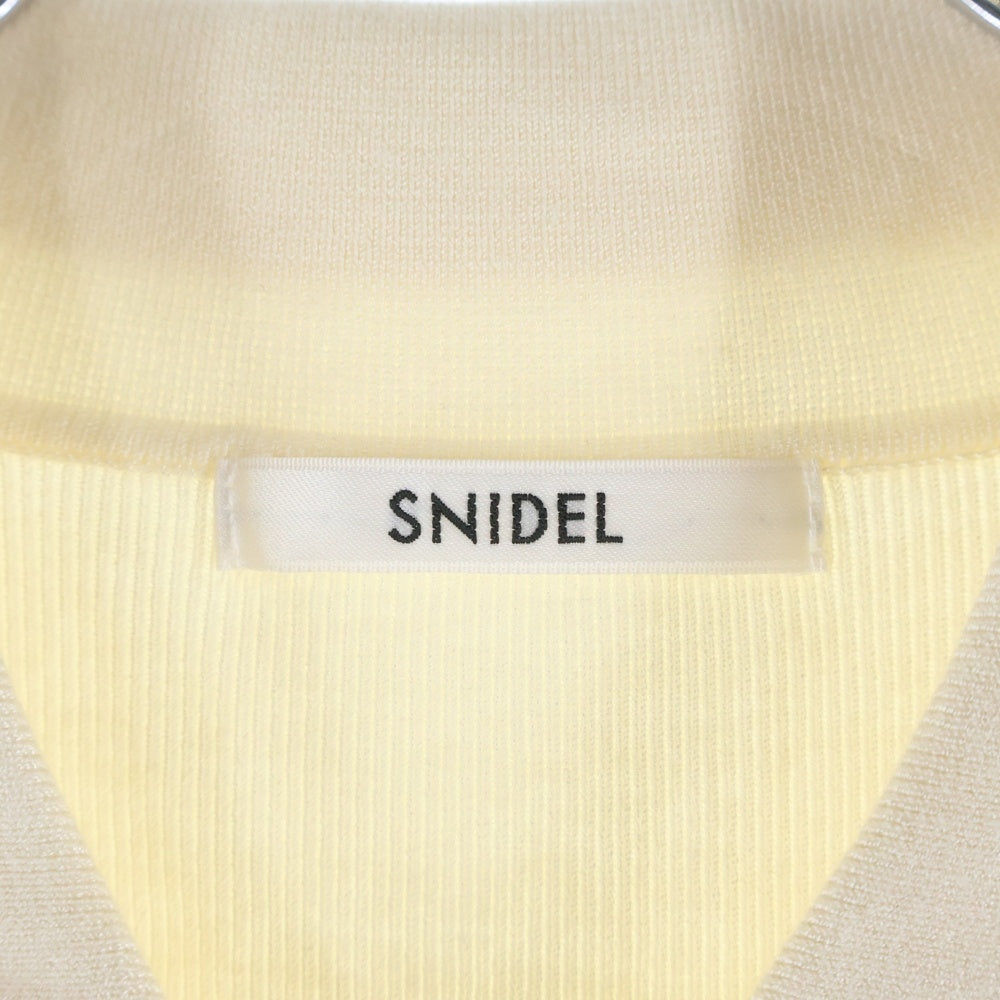 snidel(スナイデル) ラッフル刺繍 ニットプルオーバー セーター アイボリー レディース SWNT251217