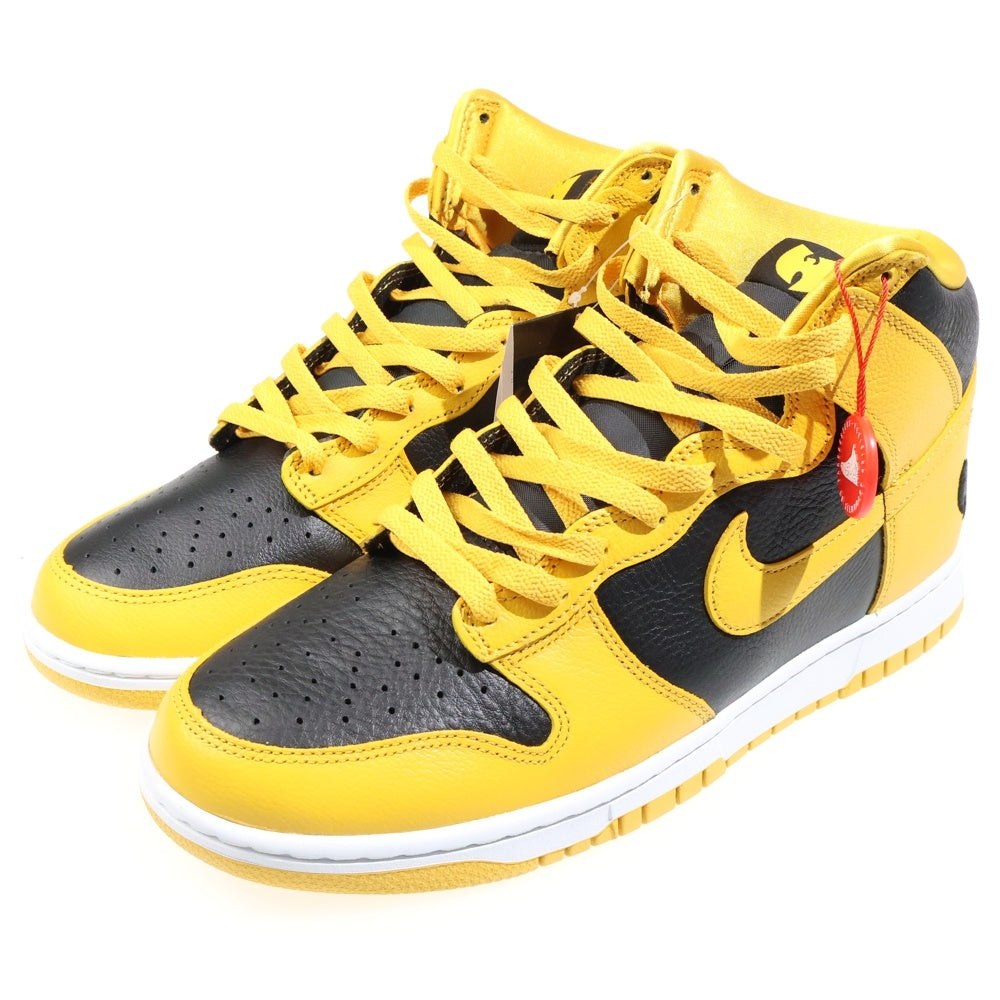 NIKE(ナイキ) ×Wu-Tang Clan DUNK HIGH ウータンクラン ダンク ハイカットスニーカー イエロー/ブラック US10.5/28.5cm HJ4320-001