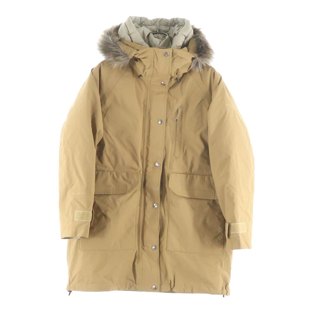 THE NORTH FACE(ザノースフェイス) GORE-TEX SEROW MAGNE TRICLIMATE セローマグネトリクライメイト インナー付き ファーフード ダウンジャケット ブラウン レディース NPW62131