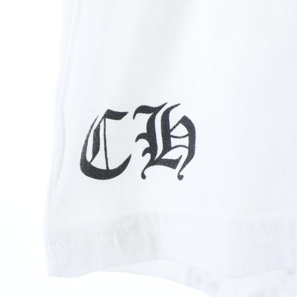 CHROME HEARTS(クロムハーツ) FLEURKNEE TEE フレアニー プリント クルーネック 半袖Tシャツ カットソー ホワイト