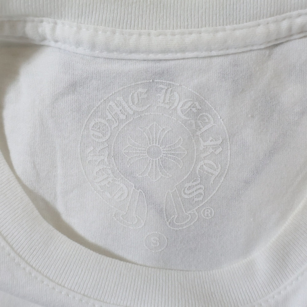 CHROME HEARTS(クロムハーツ) FLEURKNEE TEE フレアニー プリント クルーネック 半袖Tシャツ カットソー ホワイト