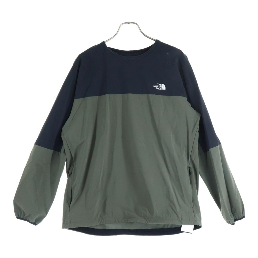 THE NORTH FACE(ザノースフェイス) APEX FLEX CREW エイペックス フレックス クルーネック長袖Tシャツ カットソー ブラック/カーキ NP22082