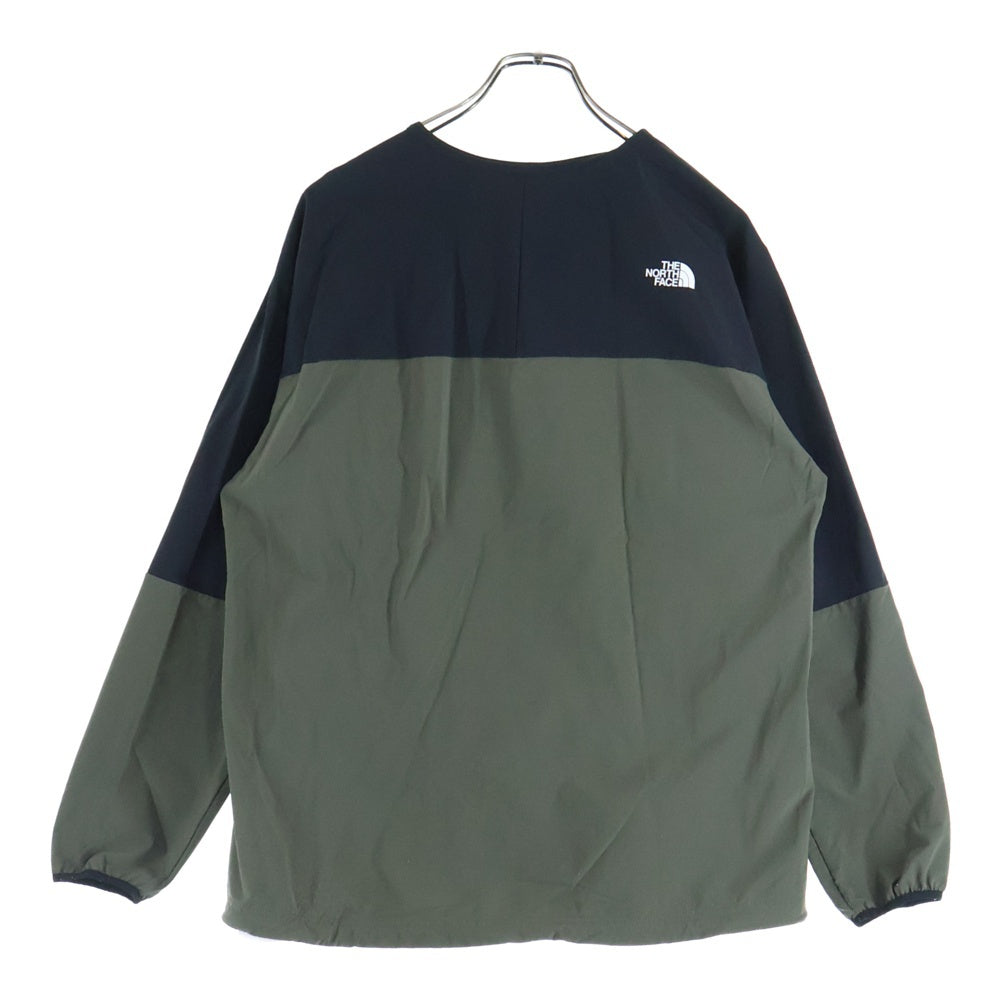 THE NORTH FACE(ザノースフェイス) APEX FLEX CREW エイペックス フレックス クルーネック長袖Tシャツ カットソー ブラック/カーキ NP22082