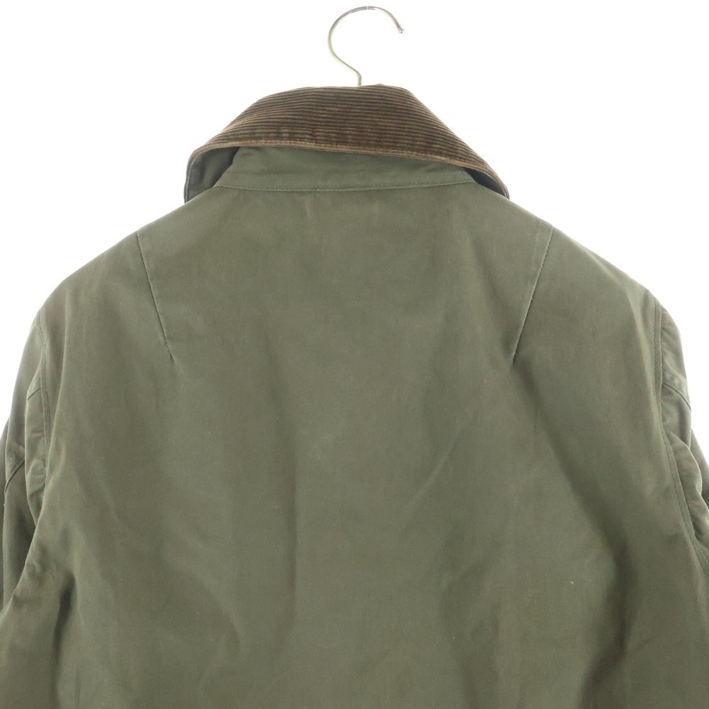 HOUSTON(ヒューストン) マルチポケット コーデユロイ切り替え アイランドジャケット カーキ 50371