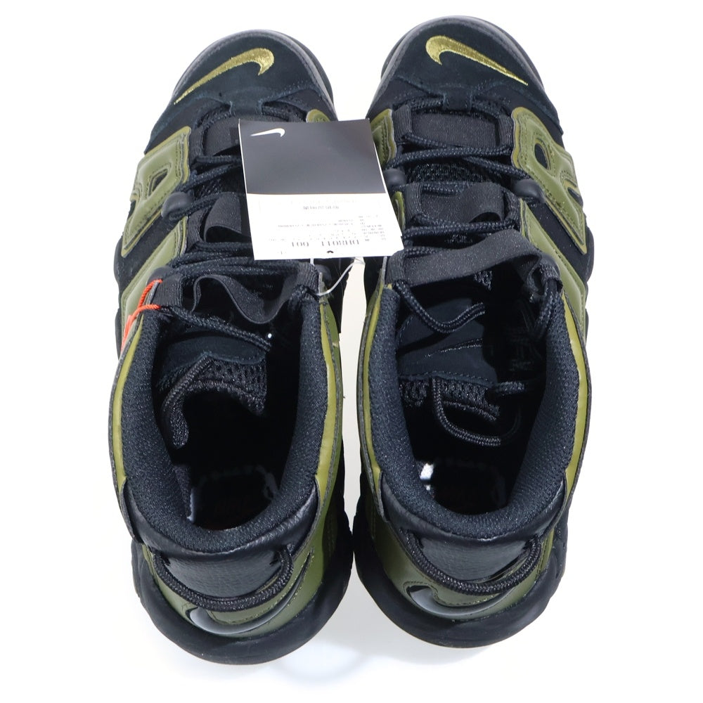 NIKE(ナイキ) AIR MORE UPTEMPO 96 Rough Green エアモアアップテンポ ラフグリーン ハイカットスニーカーシューズ カーキ/ブラック US9/27cm DH8011-001
