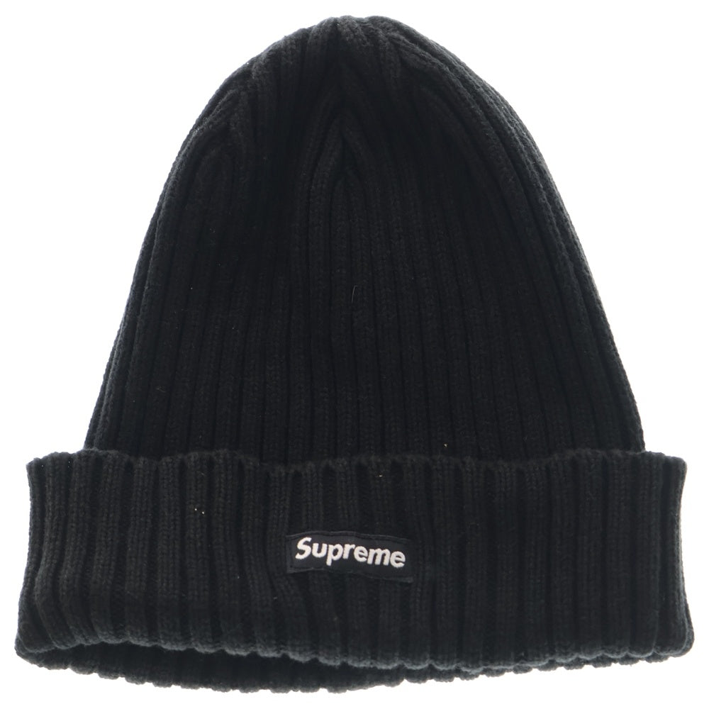 SUPREME(シュプリーム) 20AW Wide Rib Beanie ワイドリブ アクリルニット スモールボックスロゴ ビーニー ニット帽 帽子 ブラック