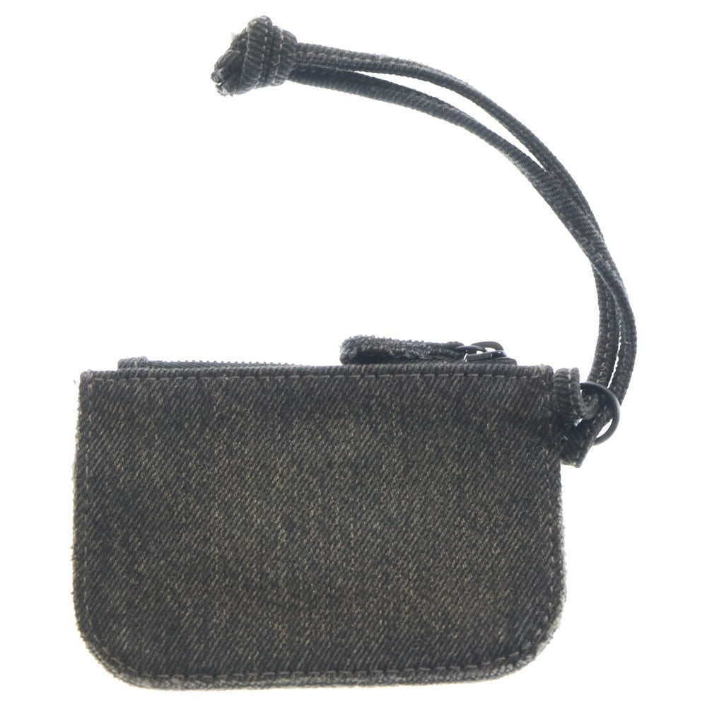 BALENCIAGA(バレンシアガ) Le Cagole ルカゴール ラインストーン カードケース デニムコインケース ブラック 776769